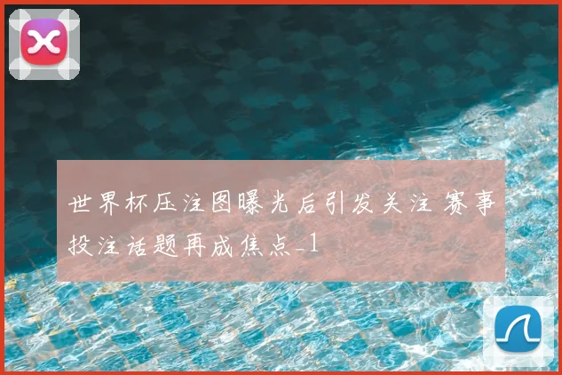 世界杯压注图曝光后引发关注 赛事投注话题再成焦点_1