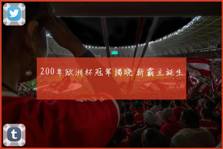 200年欧洲杯冠军揭晓 新霸主诞生